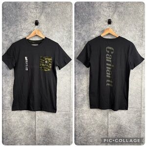 Carhartt Kids Youth Short Sleeve Camo Camouflage Pocket Tee Shirt Large‎ NWT